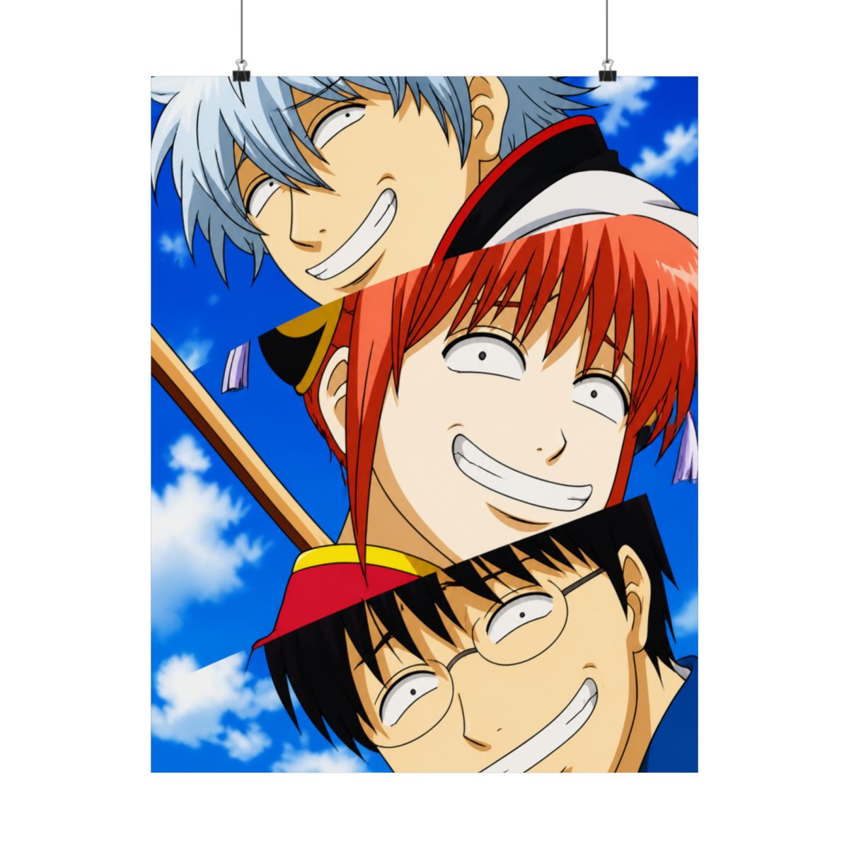 Funny Gintama anime T-Shirts - Official Posters & Wall Art merchandise