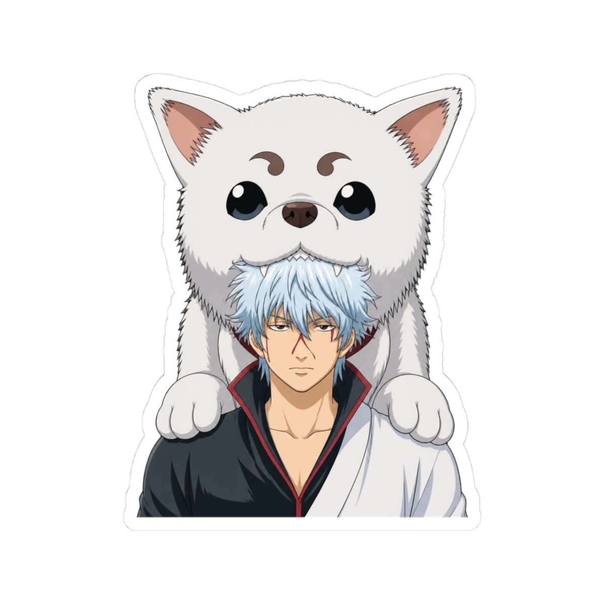 Sadaharu and Gintoki | Gintama