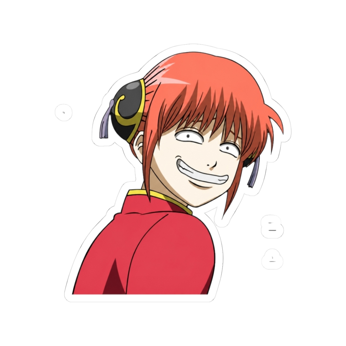Gintama Anime character - Kagura with her idiot faces