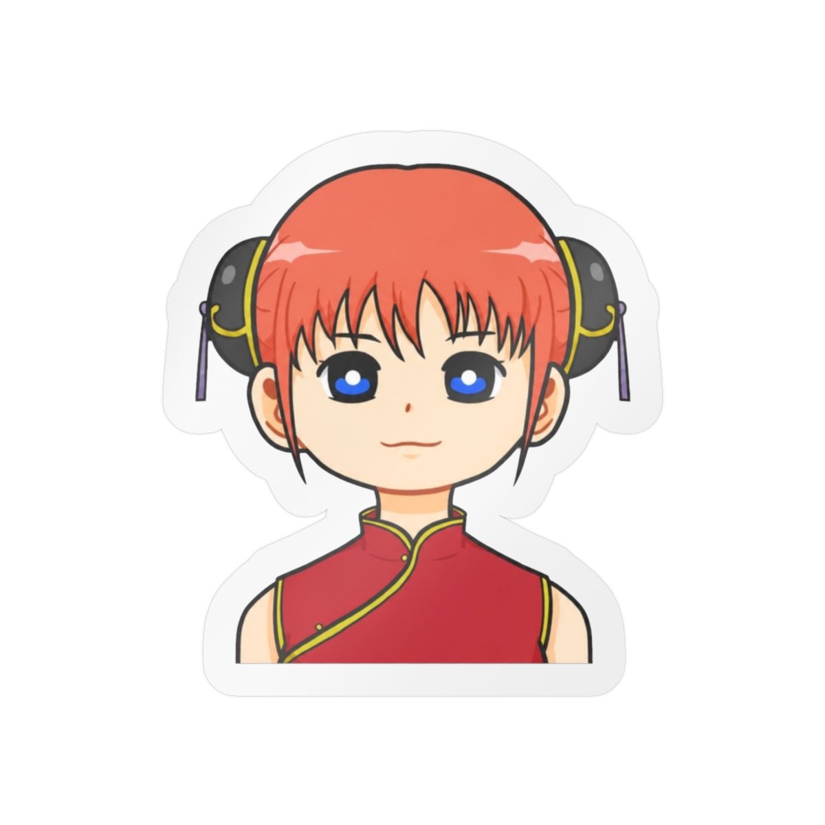 Chibi Kagura Sticker | Cute Anime Vinyl Decal | Gintama - alternate angle 4, merchandise