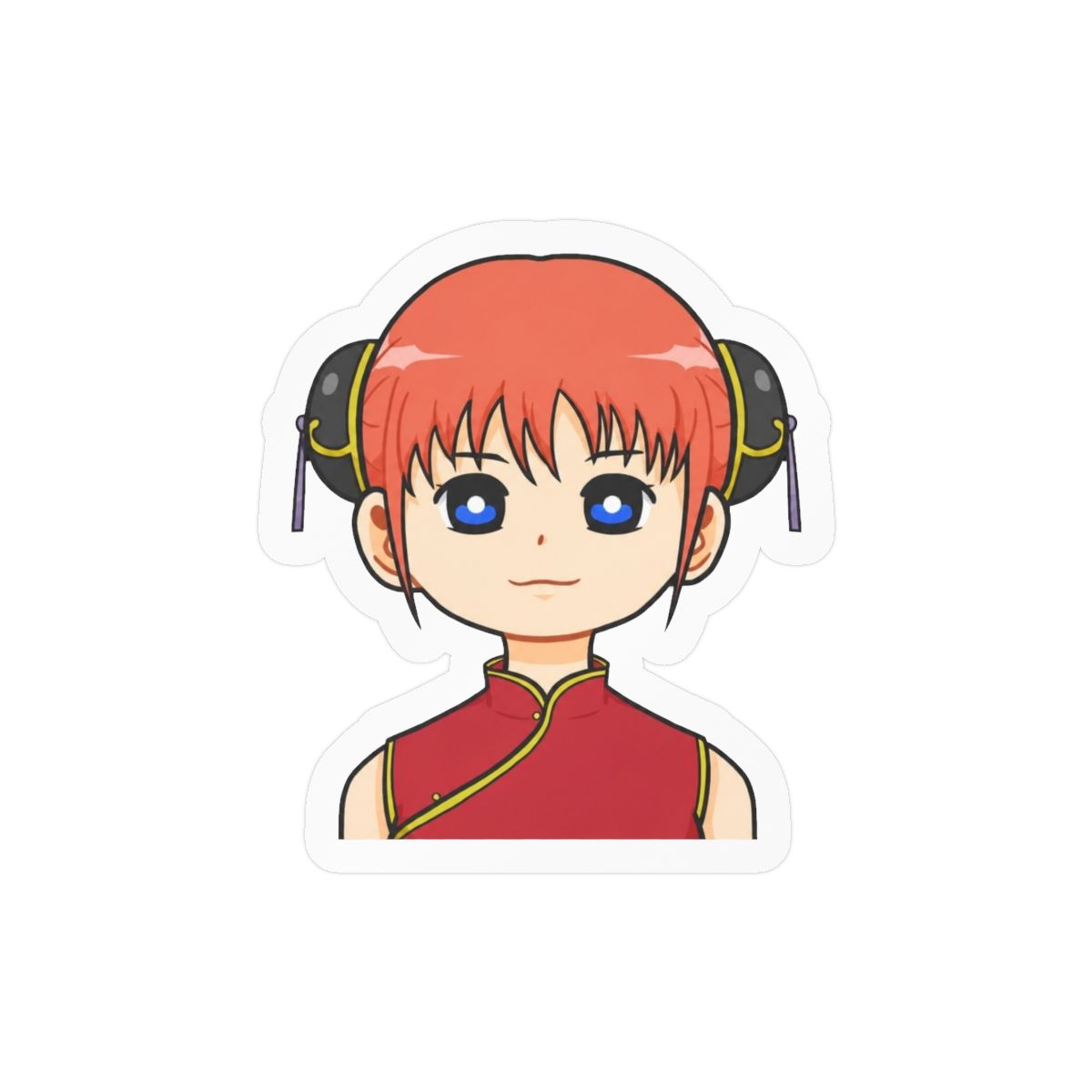 Chibi Kagura Sticker | Cute Anime Vinyl Decal | Gintama - alternate angle 1, merchandise