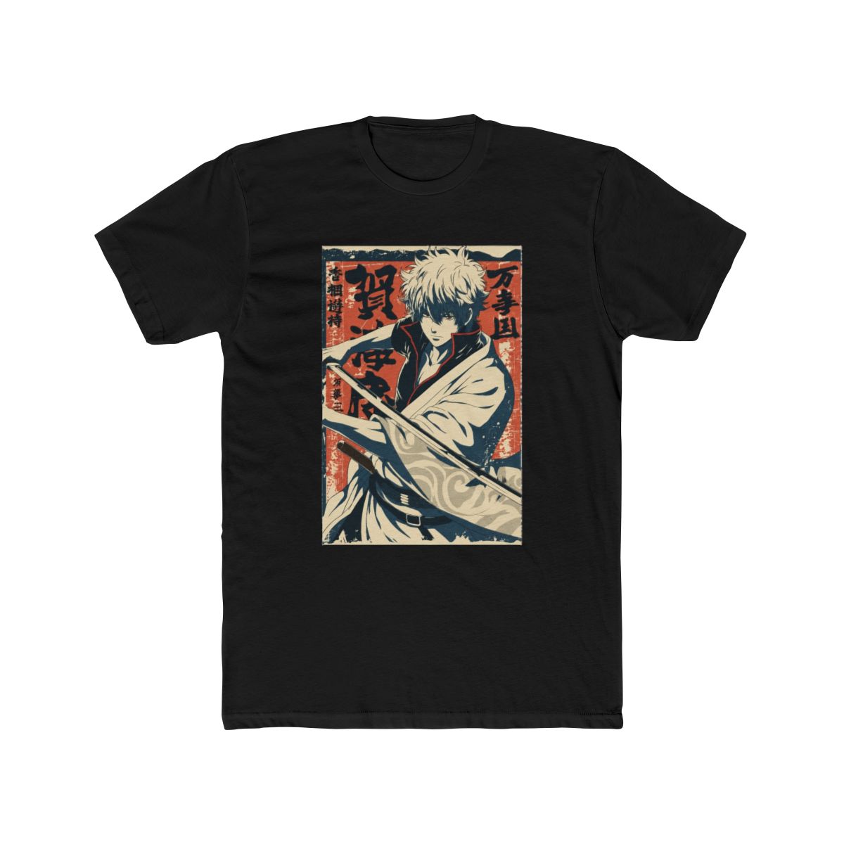 Gintoki Blade Ready T Shirt | Gintama - alternate angle 3, merchandise