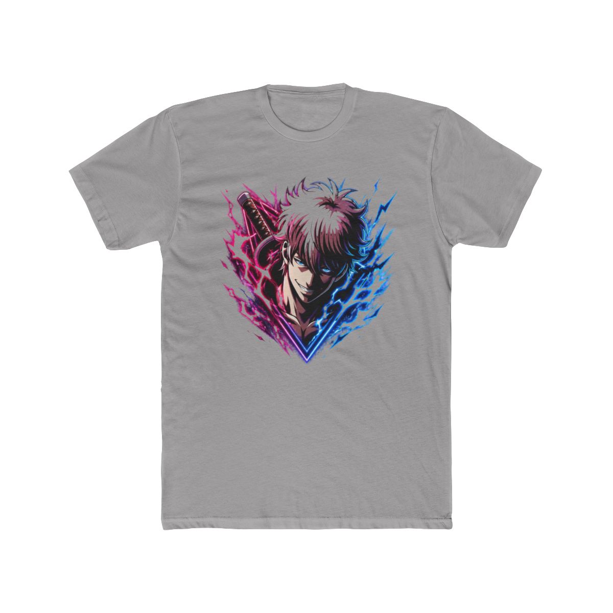 Gintoki Sakata Confident Grin Fan Art T Shirt | Gintama - alternate angle 2, merchandise