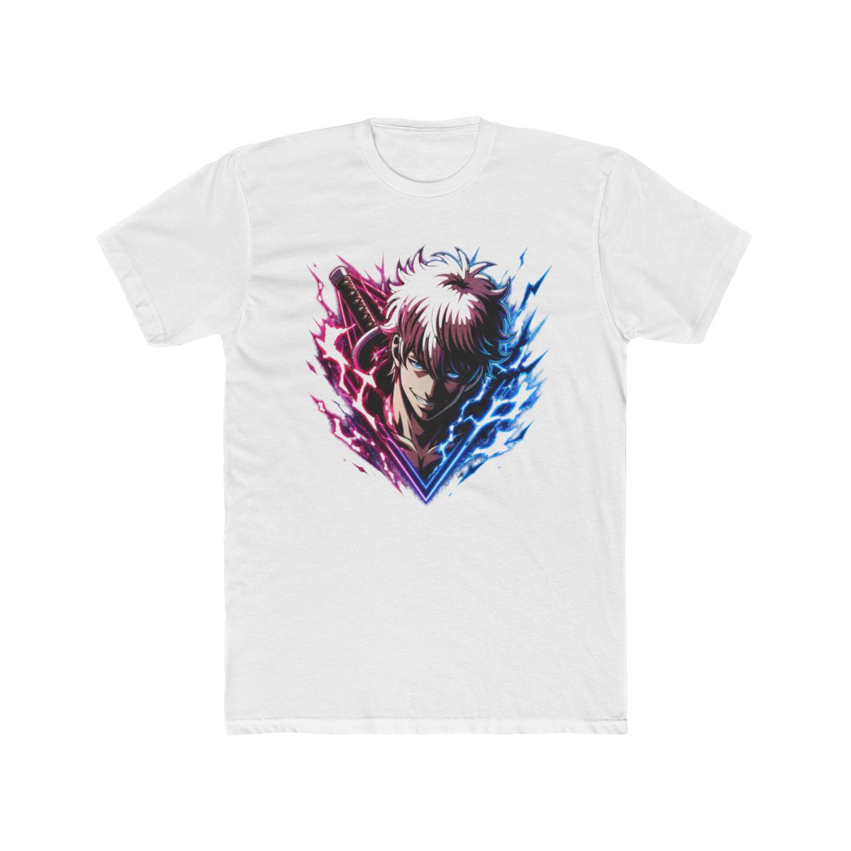 Gintoki Sakata Confident Grin Fan Art T Shirt | Gintama - Official T-Shirts merchandise
