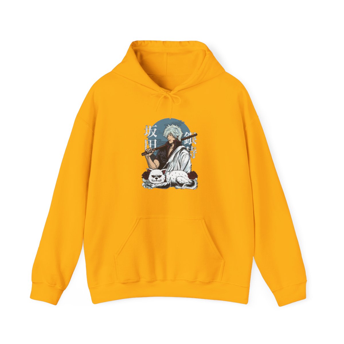 Gintoki Sakata Hoodie, Gintama Hoodie, Anime Hoodie, Vintage Hoodie - Artsholic - Fan Art Merch - alternate angle 2, merchandise
