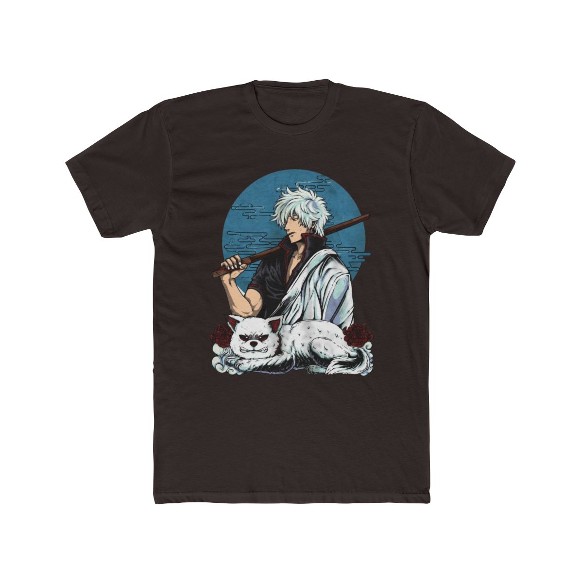 Gintoki Sakata Shirt, Gintama Shirt, Anime Shirt, Vintage T Shirt - Artsholic - Fan Art Merch - alternate angle 2, merchandise