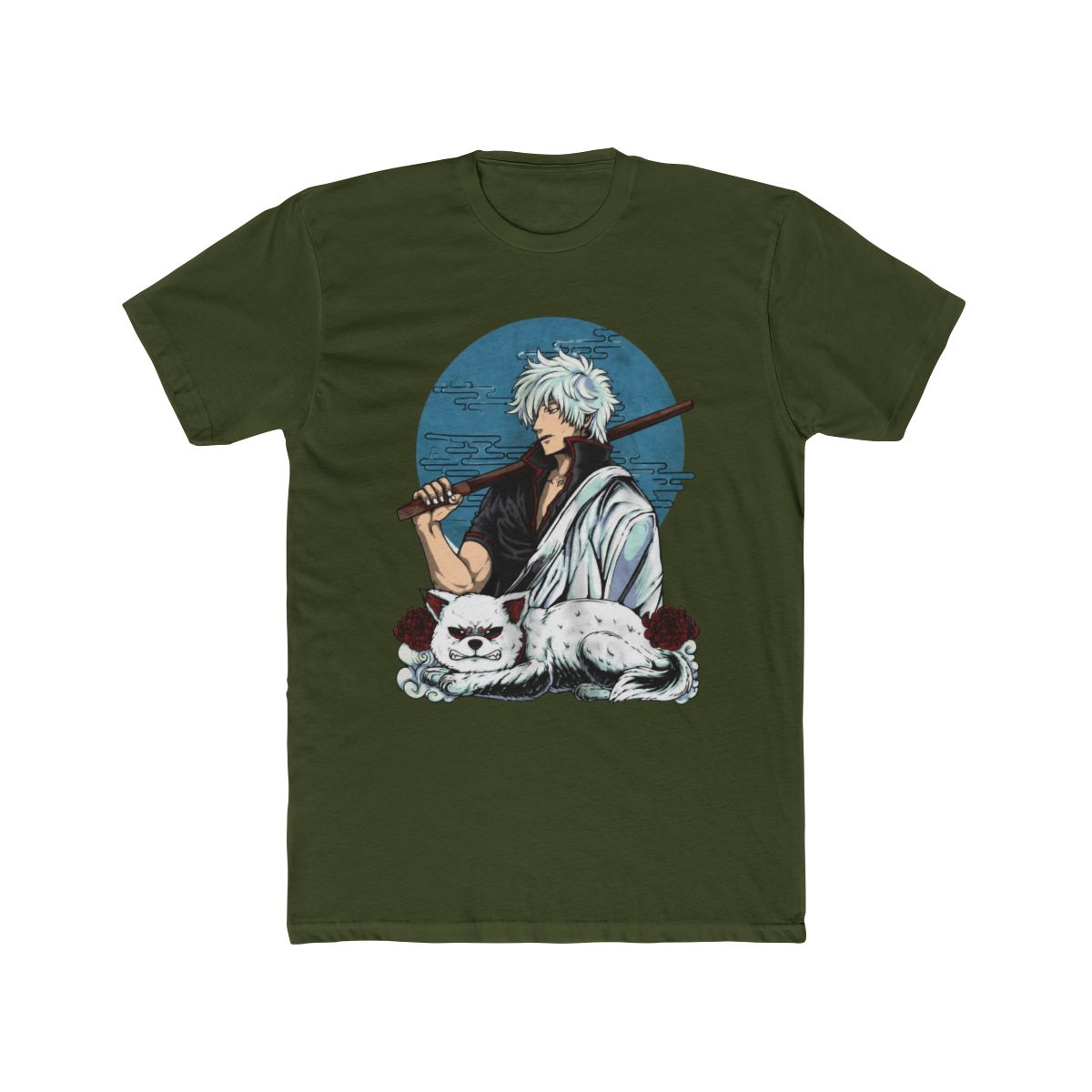 Gintoki Sakata Shirt, Gintama Shirt, Anime Shirt, Vintage T Shirt - Artsholic - Fan Art Merch - alternate angle 5, merchandise