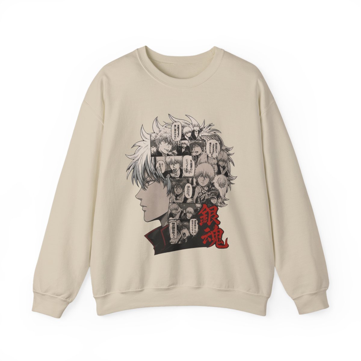 gintama Crewneck - alternate angle 4, merchandise